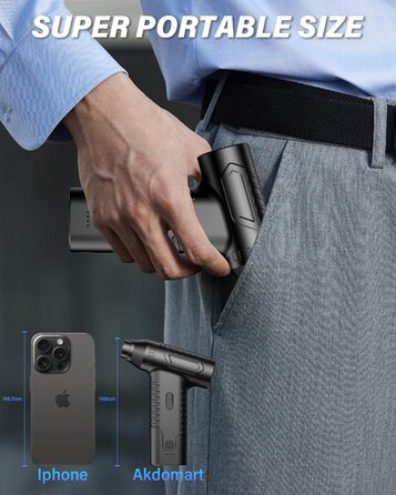 Електричний пилодув AK-01 з акумулятором 4000mAh: для чищення ноутбука, клавіатури, авто та офісної техніки