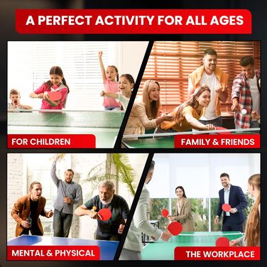 Стіл тенісний набір DRAXX SPORTS Carbon | 6 зірок | Швидкий, Сильний, Точний | Офенсивна швидкість | Посилена захисна обкладинка | Професійний набір для настільного тенісу