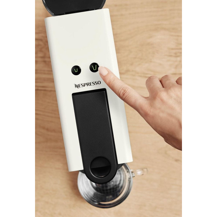 Капсульна кавомашина Krups Nespresso Essenza Mini XN1101, 19 бар, біла