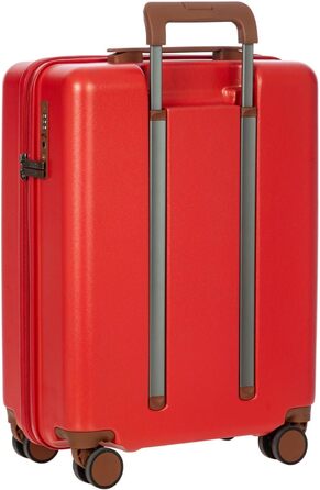 Чемодан на колесах Bric's Ferrara 67 см, чорний (червоний)