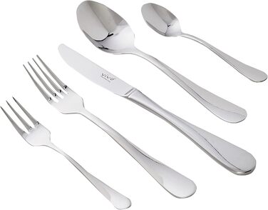 vivo by Villeroy & Boch New Sweet Basic Cutlery Set, 30 Pieces
