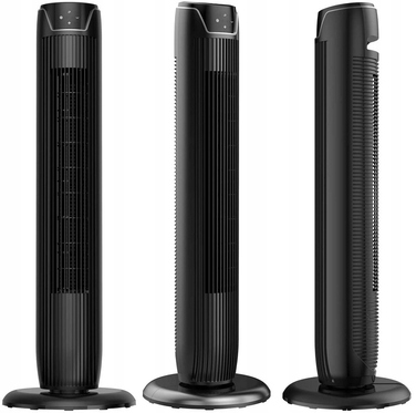 Колонний вентилятор Midea FZ10-17JR, чорний