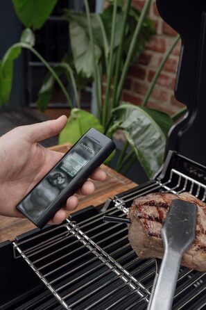 Беспроводний термометр для гриля Santos – Контроль через додаток (Android & iOS) – Дальність 100м – Подвійний датчик – До 300°C – Магнітне кріплення