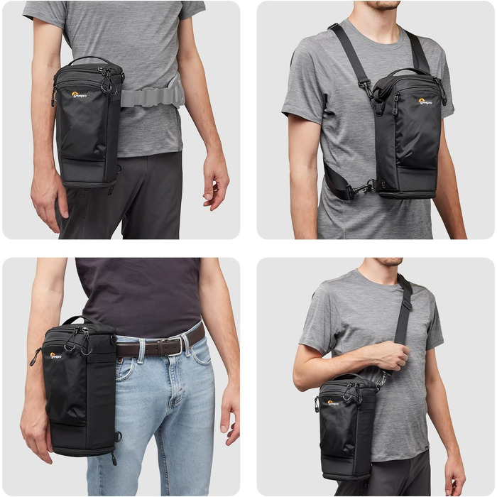 Lowepro ProTactic TLZ 75 Slim AW III: Сумка для камери (4.5 л, 37x10.5x14 см) - для бездзеркальних/DSLR камер з об'єктивом, фотограф/відеооператор