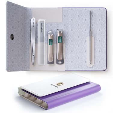 Набір для манікюру Mr.GREEN 3шт: кусачки, пилка, кусачки з захистом від бризок, кейс, для чоловіків та жінок