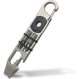ResafeLy EDC-важіль із титану, мультиінструмент-брелок, відкривачка, міні-важіль з гайковим ключем і викруткою
