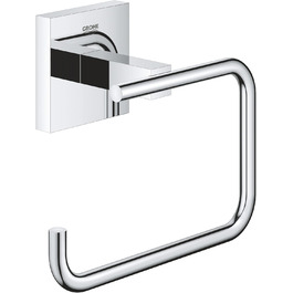 Grohe Start Cube Toilet Paper Holder - No Drill & Screw Mounting, Chrome Finish