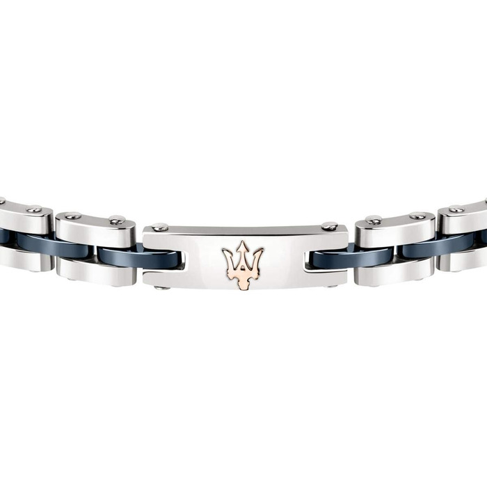 Браслет чоловічий Maserati Jewels JM220ASR08 з нержавіючої сталі та кераміки