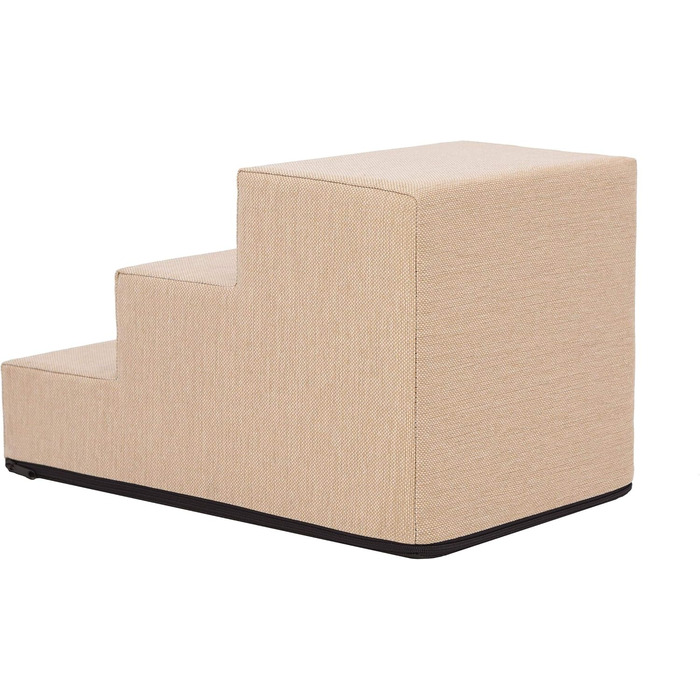 Сходинка для собак та котів Tiertreppen – пандус для маленьких собак, 4 сходинки, висота 40 см, бежевий