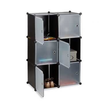 Relaxdays 6-Door Shelf System
