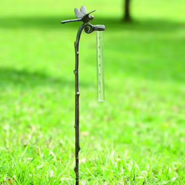 Rain Gauge Level, Garden Stake, Home, Aluminum, Rain Measuring Device