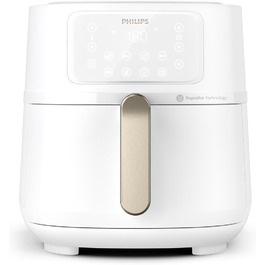 Фритюрниця Philips Airfryer 5000 XXL 7,2 л, 16-в-1, Wi-Fi, Rapid Air, HomeID, біла