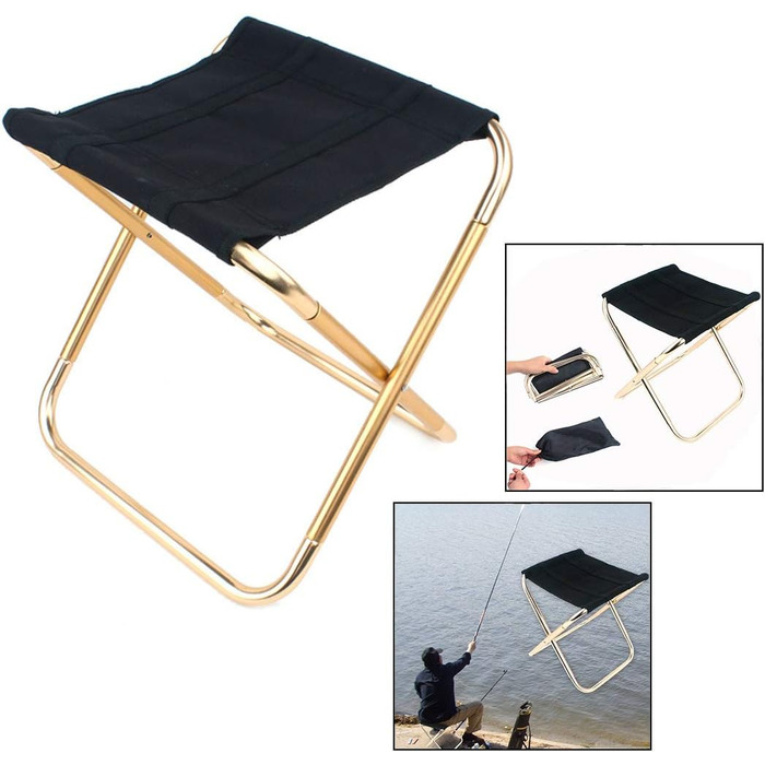 Легкий складаний стілець з алюмінію: портативний, для кемпінгу, риболовлі та подорожей