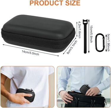 Органайзер для кабелів та аксесуарів: універсальна дорожня сумка для USB, Powerbank та інших гаджетів (#3 Чорний)