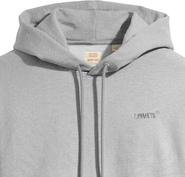 Чоловічий капюшонний світшот Levi's Authentic, сірий світло-сірий (XS)