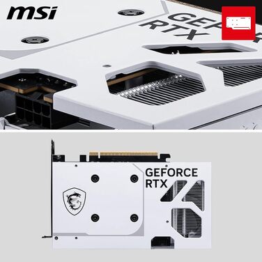 Відеокарта MSI GeForce RTX 5060 VENTUS 2X OC WHITE 8GB GDDR7, PCIe 5.0
