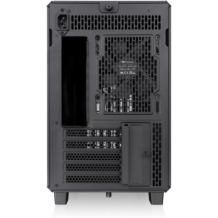 Корпус для ПК Thermaltake TR200 WS Micro-ATX/Mini-ITX, підтримка СРО 360мм, 7 вентиляторів 120мм, USB-C, чорний