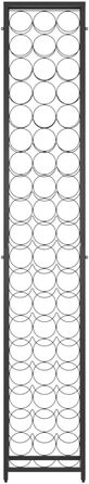 vidaXL Wine Rack 35 Bottles Metal Bottle Rack Bottle Stand Wine Cabinet (34 x 18 x 200 cm)