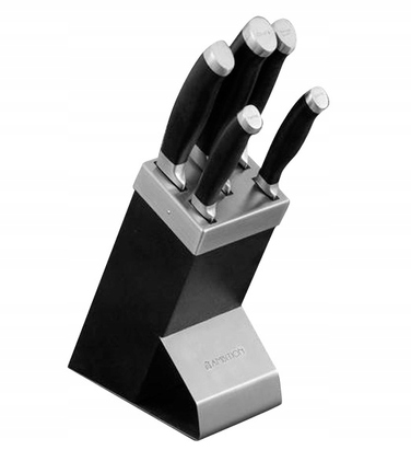 Набір ножів у підставці Ambition Granite, 6 предметів, чорний