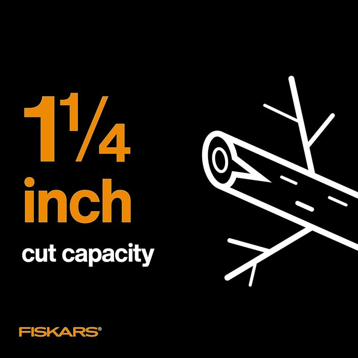 Секатор Fiskars PowerGear Super, 38 см, для гілок