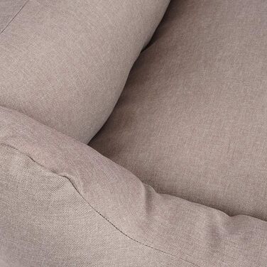 Knuffelwuff Dog Bed Lotte made of Velour with a fine hand-woven character XXL 120 x 85cm - removable cover - washable - for large, medium and small dogs (Light Grey, L 120 x W 85 x H 25 cm)