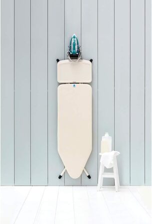 Brabantia - Iron Holder - Made from heat-resistant materials - One size - Suitable for all common (steam) irons - Cool Grey - 38.1 x 16 x 19.5 cm 1 Grey