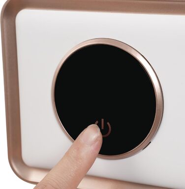 Тримач для зубних щіток з УФ-дезінфекцією, автоматичний диспенсер пасти, сенсорний екран (білий)