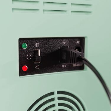 Міні-холодильник Cecotec Bolero MiniCooling Bahamas Mint 6 л, 12V-220V, для авто та кемпінгу, охолодження/нагрівання
