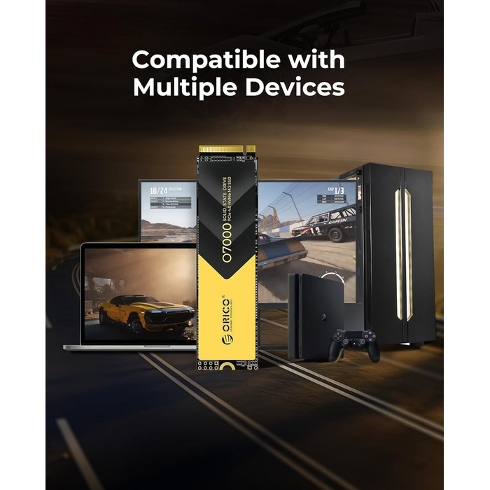 SSD Orico 512GB M.2 2280 SATA III – Швидкий внутрішній накопичувач для ноутбука/ПК