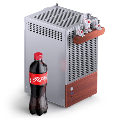Корпус Jonsbo T6 Mini-ITX, сріблястий