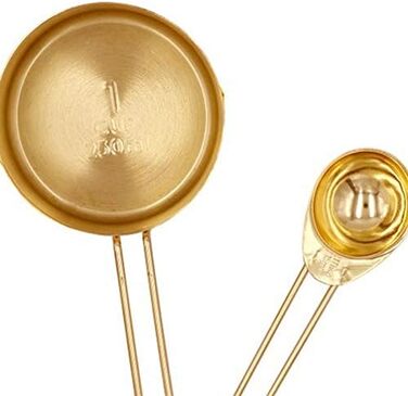 Measuring Cups and Spoons Set, Stainless Steel, 8 Pieces, for Dry and Liquid Ingredients, Cooking Appliances, for Home, Kitchen, Luggage, Jewelry