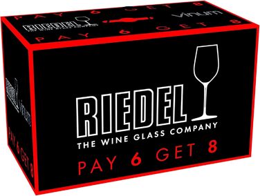 Набір келихів Riedel Vinum Martini (2 шт) - кришталеві келихи для коктейлів, сумісні з посудомийною машиною, 6416/77 (Chablis/Chardonnay)