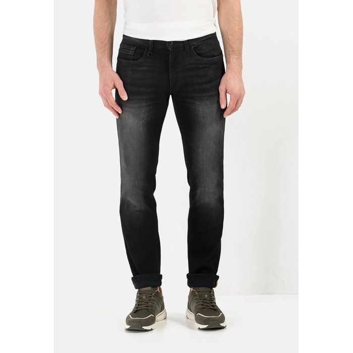 Джинси чоловічі camel active Slim Fit Raw Denim, чорний (Asphalt - 88), 40W 32L