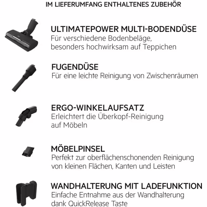 AEG ULTIMATE 7000 ÖKO AP71UB14AM Cordless Vacuum Cleaner / extra powerful / ultralight 2.2 kg / 70% recycled material / up to 40 minutes of runtime / 120m² / 5-stage filtration / all floors / Automatic, Matte Black