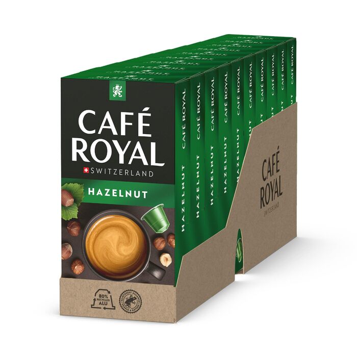 Кава в капсулах Café Royal Hazelnut (фундук), сумісні з Nespresso®, 100 шт
