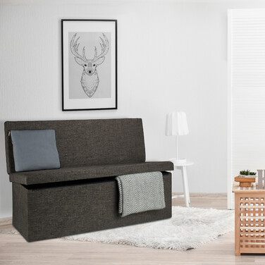 Складаний пуф Relaxdays зі спинкою XL