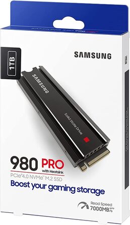 SSD Samsung 980 PRO 1TB NVMe M.2 PCIe 4.0 - для геймінгу та відеомонтажу
