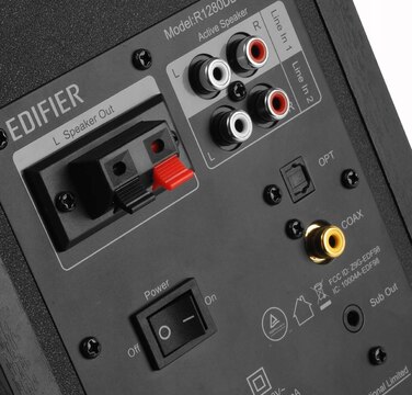 Комп'ютерні колонки Edifier R1280DBs 2.0 Bluetooth, 42 Вт, чорні