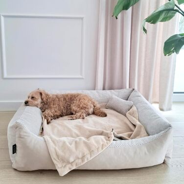 М'яка підстилка для собак та котів 60x40 см, бежева - 4L Textil