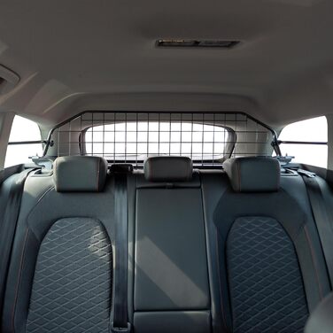 Сітка-перегородка для собак Travall для SEAT Leon (2020-), захист багажника, перегородка для собак, міцна сталева сітка, авто-бар'єр для собак