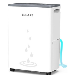 Електричний осушувач повітря COLAZE 20 л/24 год, для дому, підвалу, вітальні, 150 м³ (50 м²), тихий, для квартири