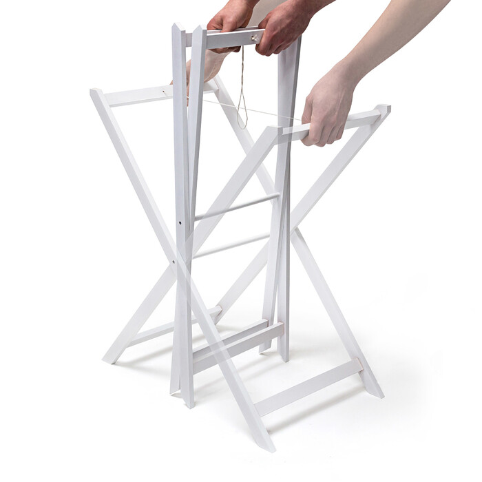 Relaxdays Wooden & Bamboo Side Table, 72 cm