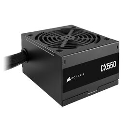Блок живлення Corsair CX550 ATX 550W, 80 Plus Bronze, низький рівень шуму, чорний