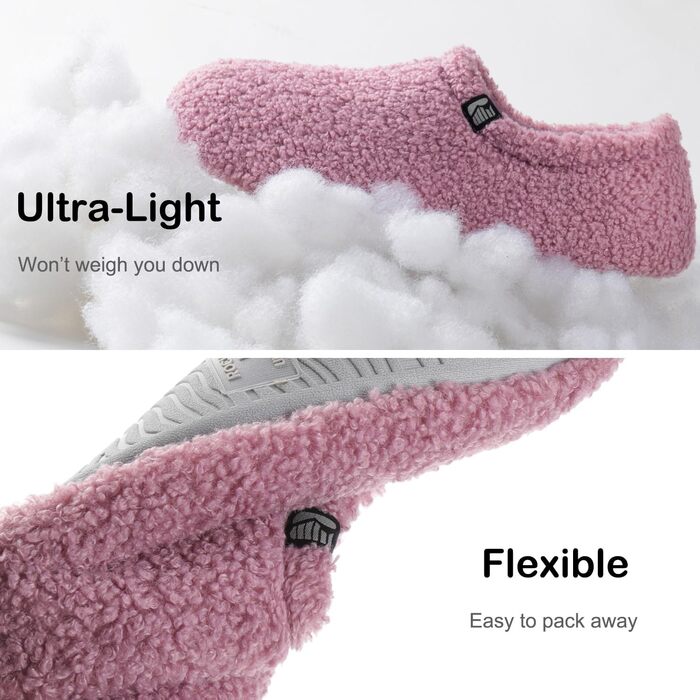 Жіночі домашні тапочки RockDove з м'якого флісу з закритим носком, білі (36/37 EU, Avendel)