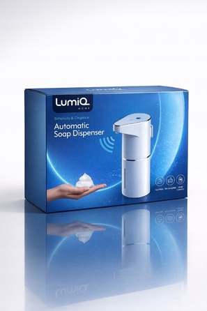 Автоматичний безконтактний дозатор для мила, настінний, 380 мл, USB-C