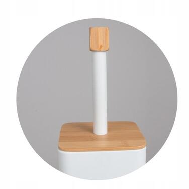 Набір для туалету Yoka Home (металевий, білий) з тримачем для паперу та йоржиком