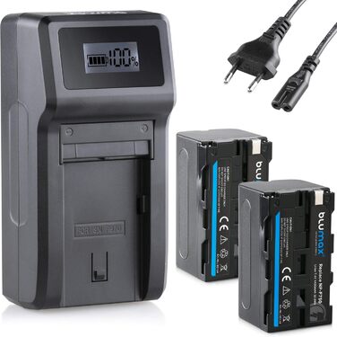 Акумулятор Blumax NP-F750 4400mAh 2 шт. + Турбо-зарядний пристрій