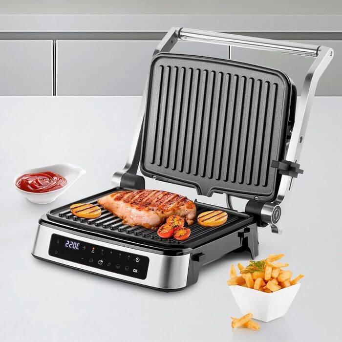 Ufesa Everest Electric Hot Plate with Touch Screen - 5 Pre-set Programs, Timer & Temperature Control