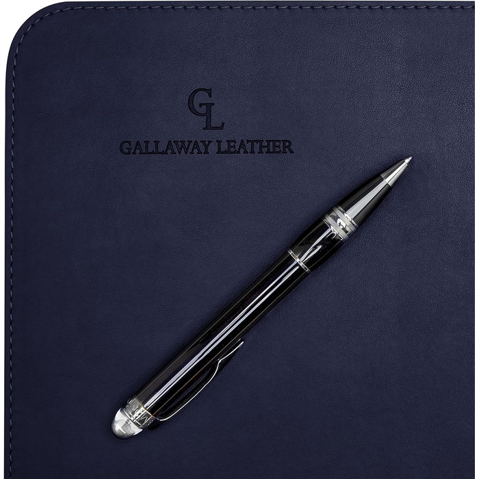 Підкладка для столу Gallaway з шкіри, 91,5x43 см (чорний)