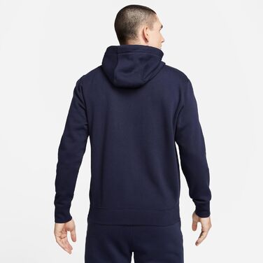 Чоловіча спортивна толстовка Nike Park 20 з капюшоном та блискавкою, колір Obsidian/White